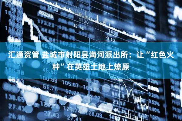 汇通资管 盐城市射阳县海河派出所:让“红色火种”在英雄土地上燎原