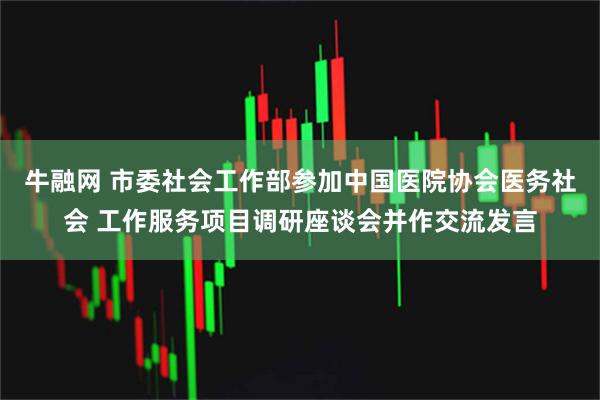 牛融网 市委社会工作部参加中国医院协会医务社会 工作服务项目调研座谈会并作交流发言