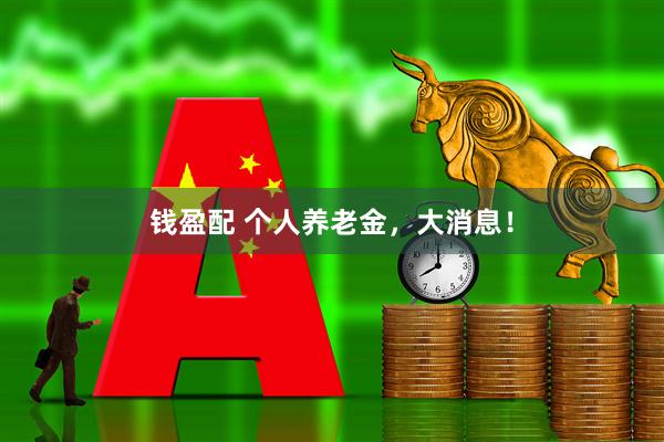 钱盈配 个人养老金，大消息！