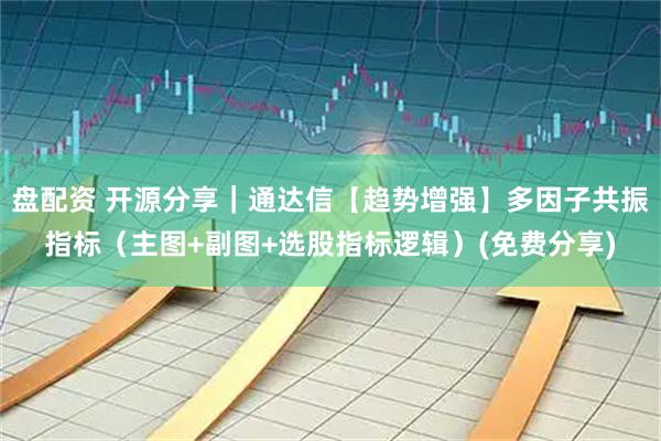 盘配资 开源分享｜通达信【趋势增强】多因子共振指标（主图+副图+选股指标逻辑）(免费分享)