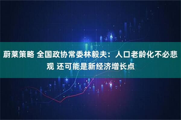 蔚莱策略 全国政协常委林毅夫：人口老龄化不必悲观 还可能是新经济增长点