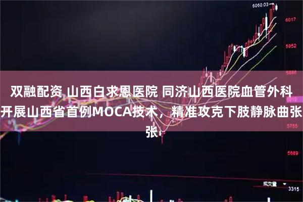 双融配资 山西白求恩医院 同济山西医院血管外科开展山西省首例MOCA技术，精准攻克下肢静脉曲张