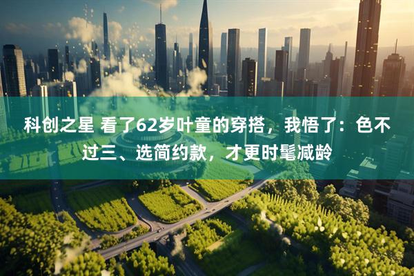科创之星 看了62岁叶童的穿搭，我悟了：色不过三、选简约款，才更时髦减龄