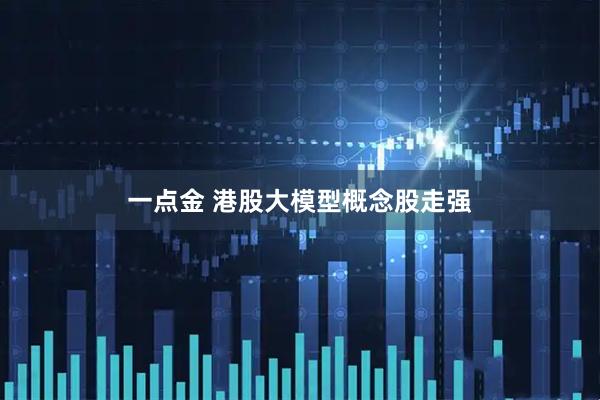 一点金 港股大模型概念股走强