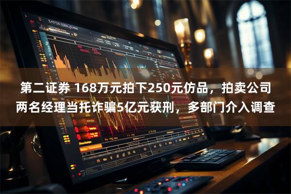 第二证券 168万元拍下250元仿品，拍卖公司两名经理当托诈骗5亿元获刑，多部门介入调查